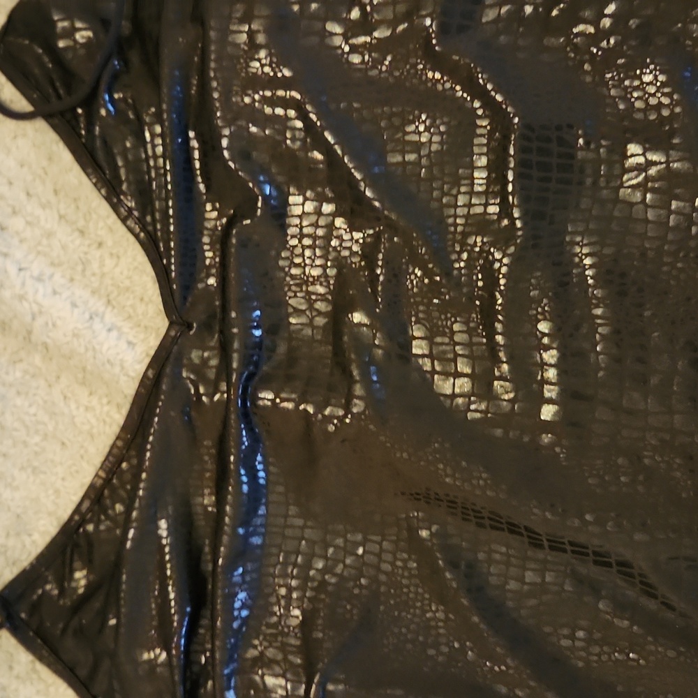 Crocodile pattern print bodysuit